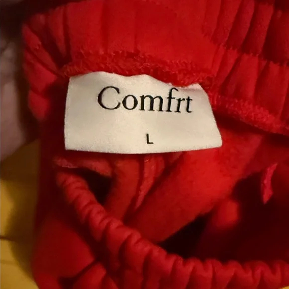 Comfrt Vibrant Red Women's Track Pants - Picture 4 of 4